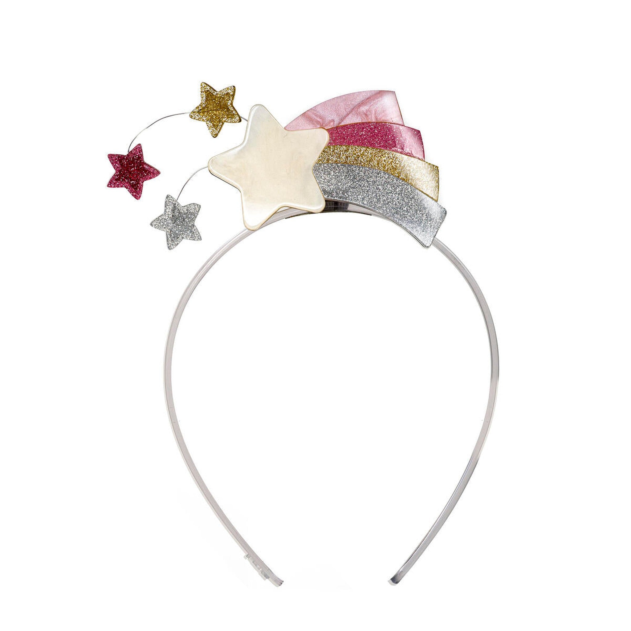 Falling Star Pearlized Pink Headband