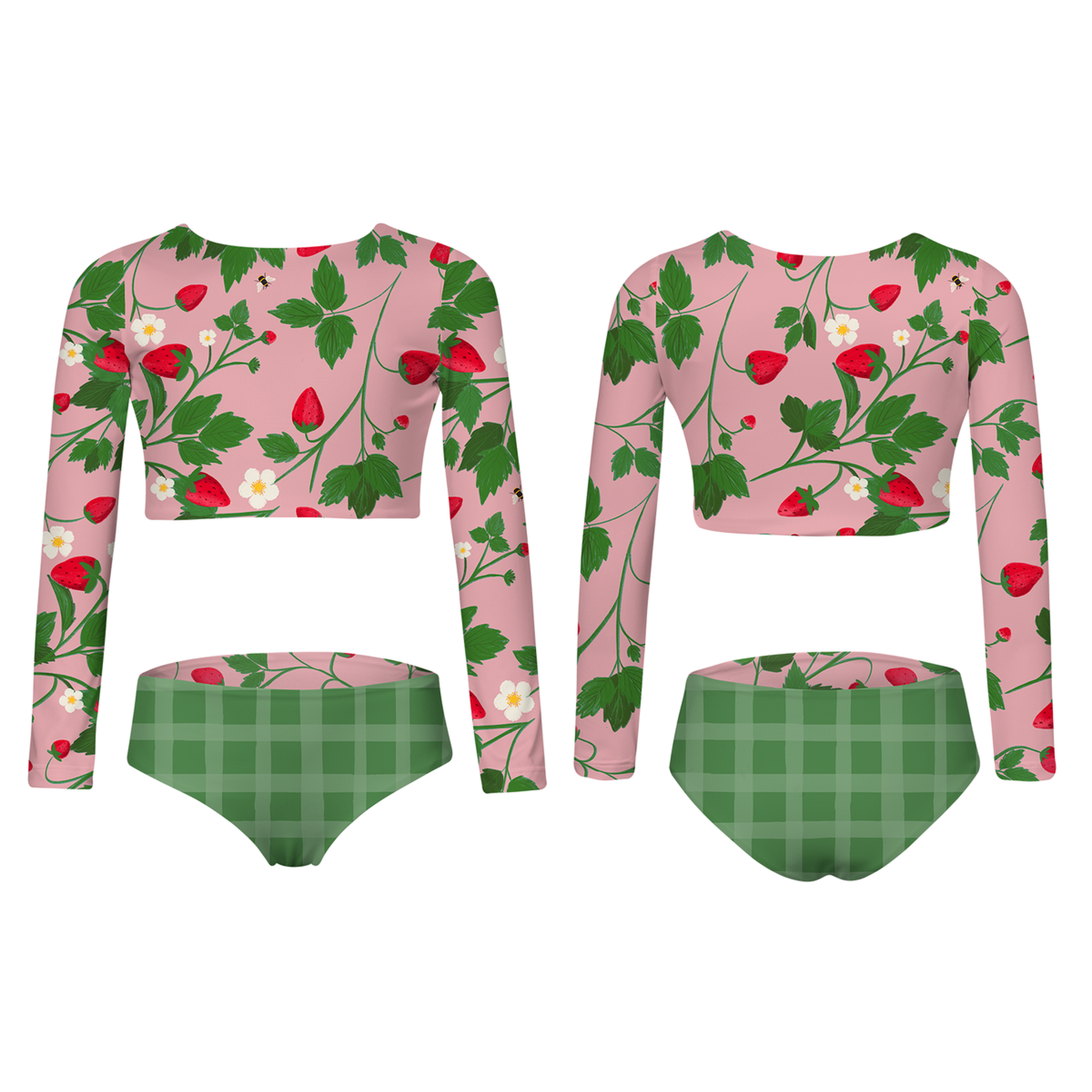 SUN LONGSLEEVE BIKINI- Fragaria