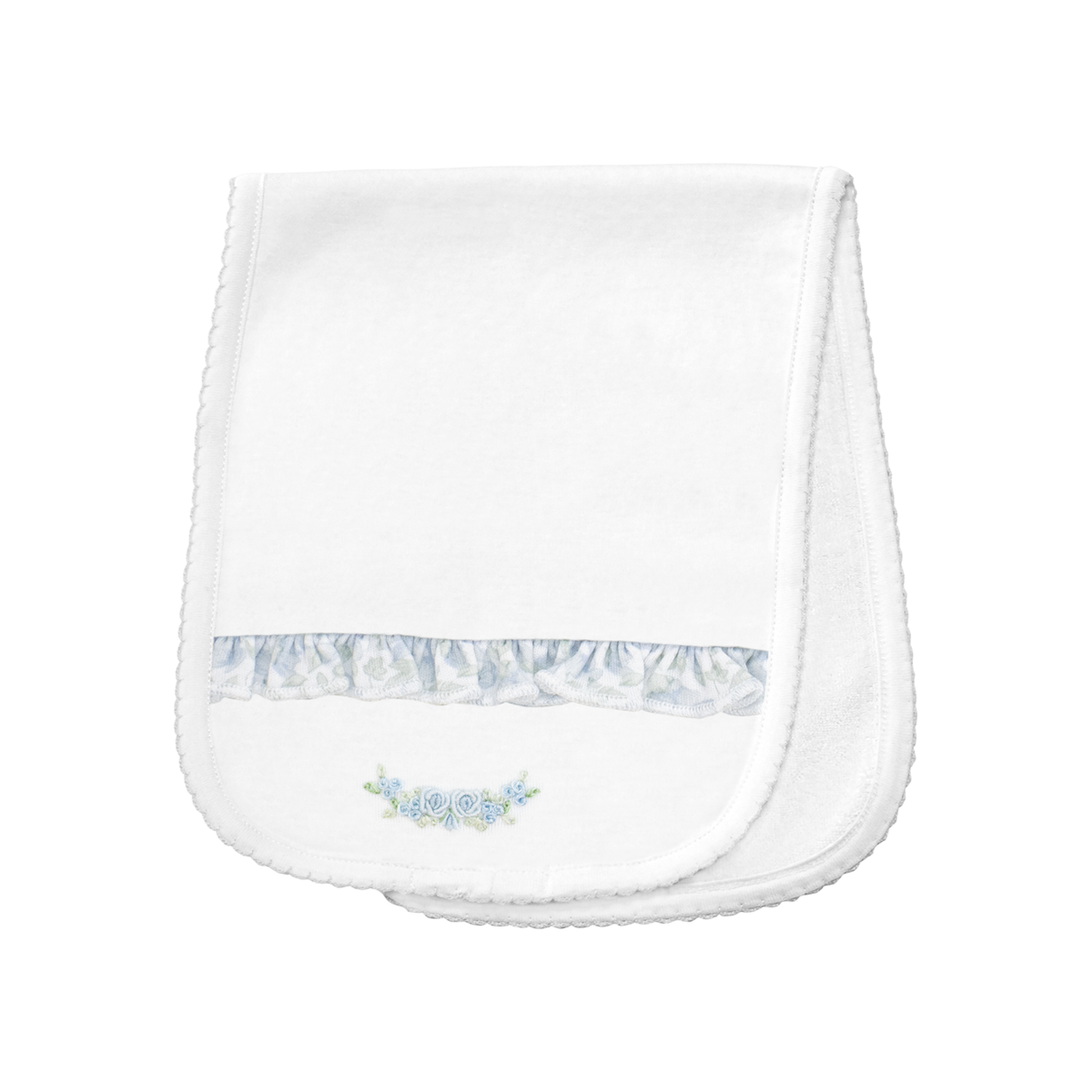 Elegant Blue Burp & Bib