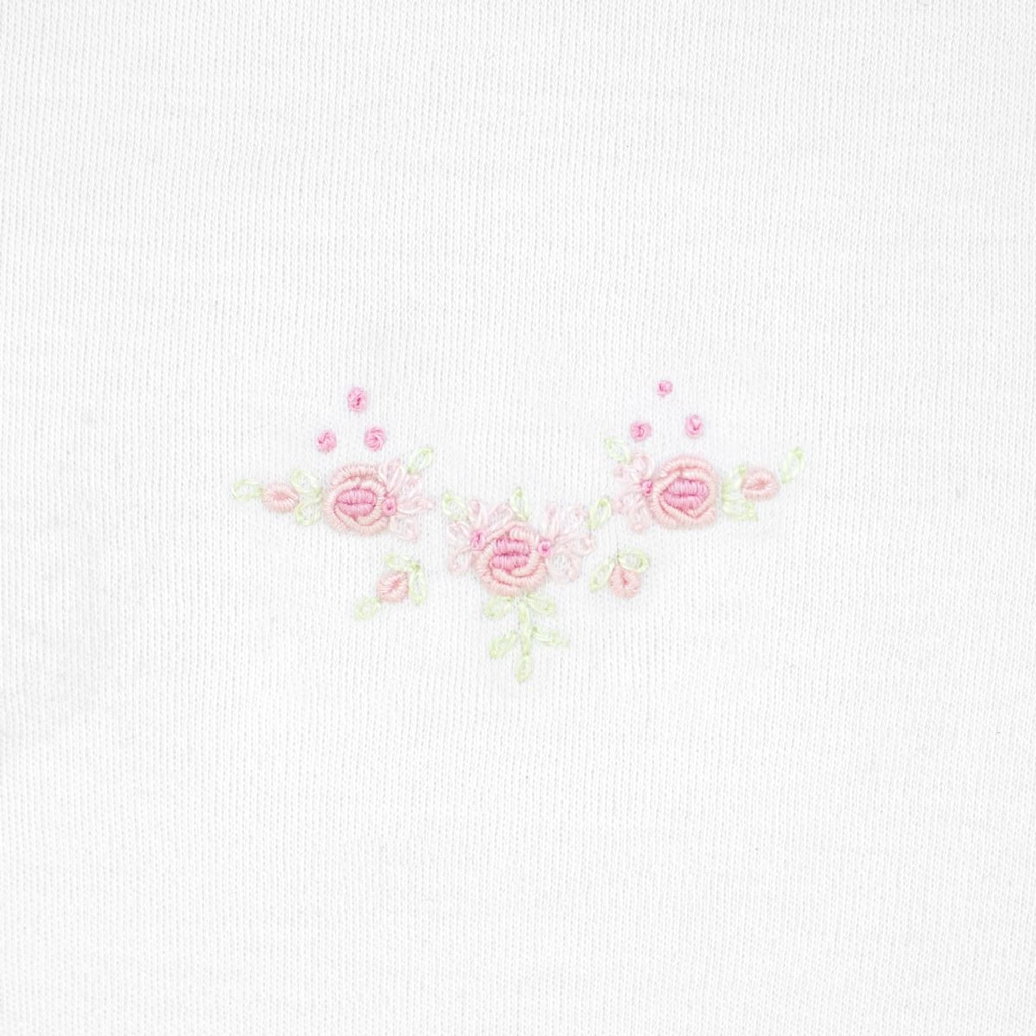 Pink Roses Garden Pima Blanket
