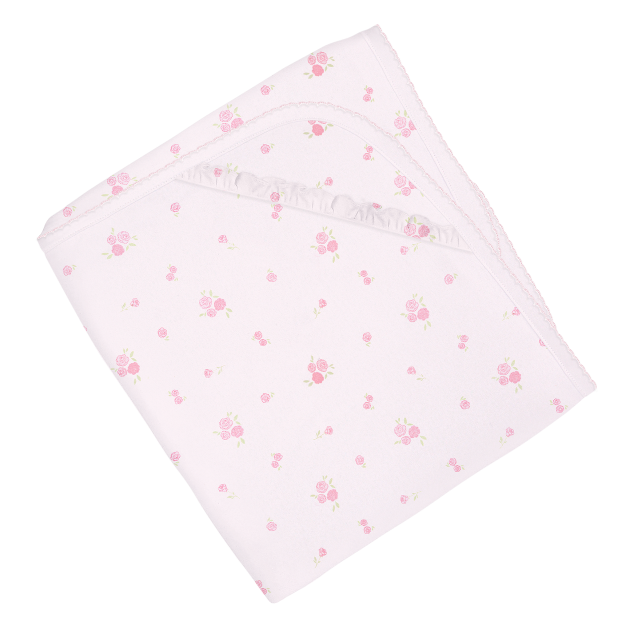 Rose Garden Print Pima Blanket
