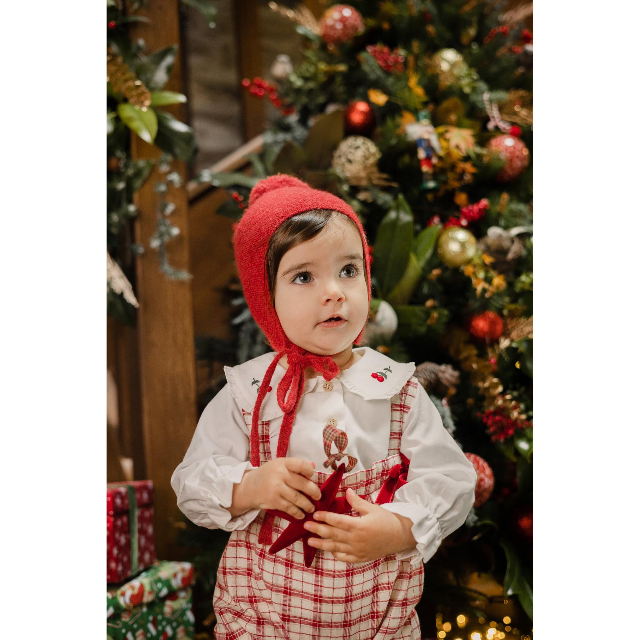 Acebo Embroidered Dungaree Set