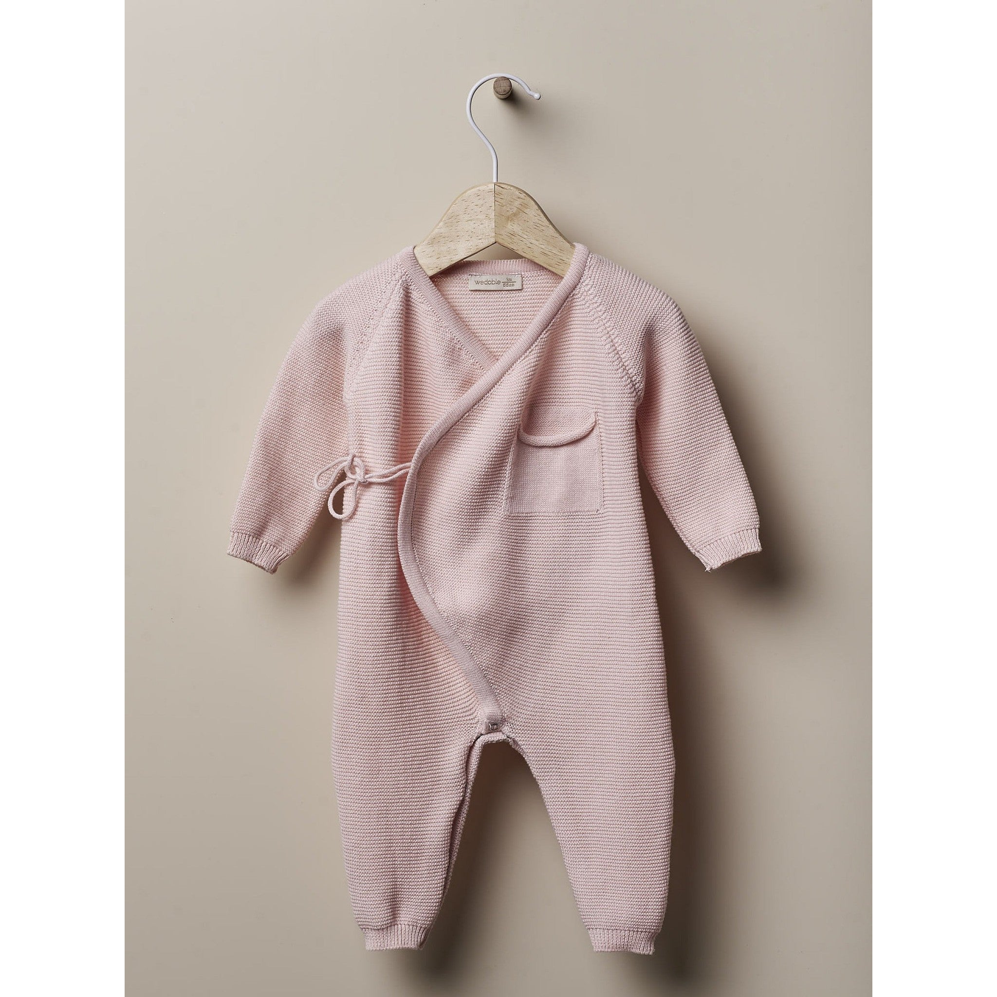 Babygrow knitted in organic cotton | HELLO LITTLE MOTHER LOVE