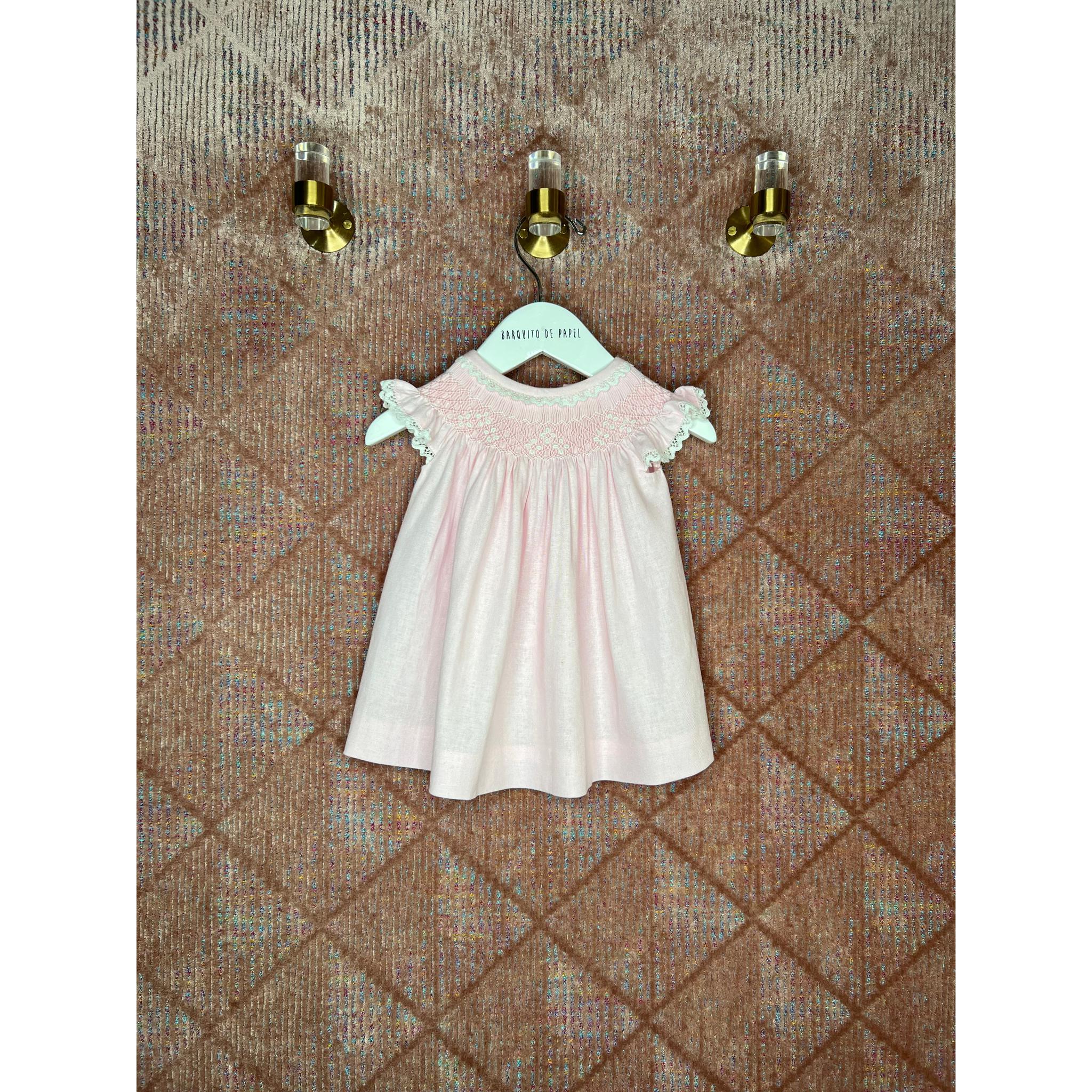 Lino Punto Smocked Dress