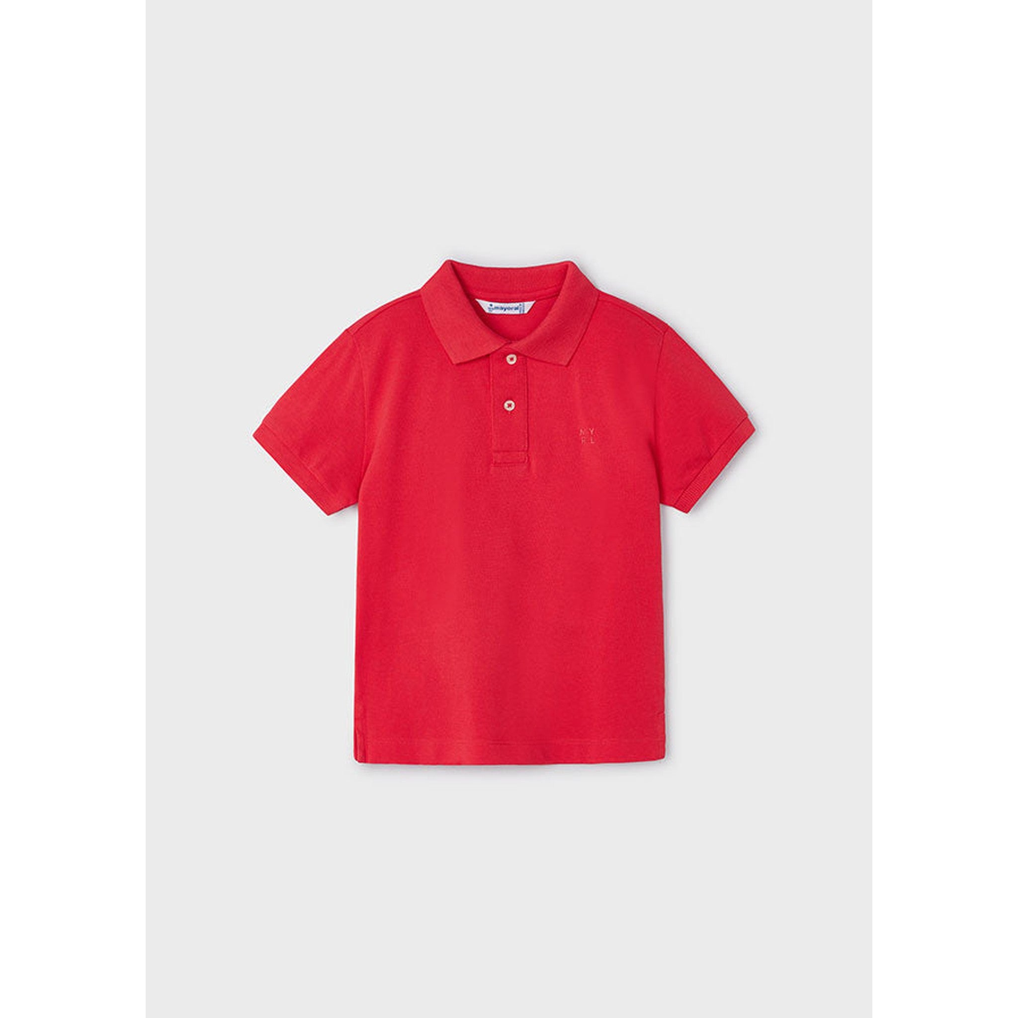 Red Polo Short Set