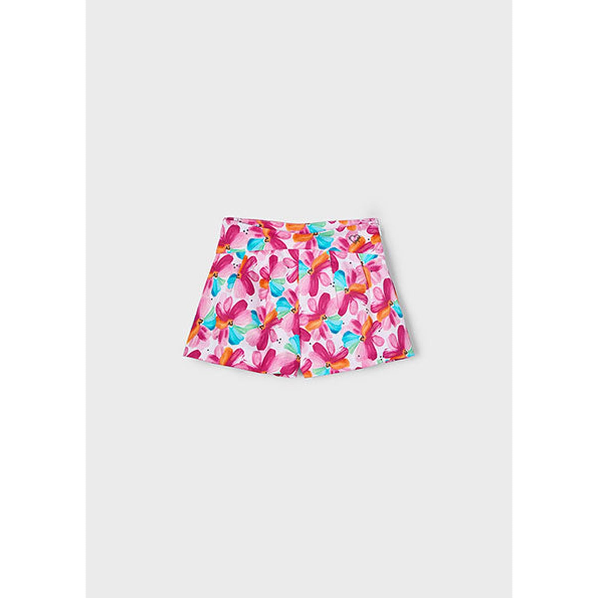 Ribbed Printed Skort Set