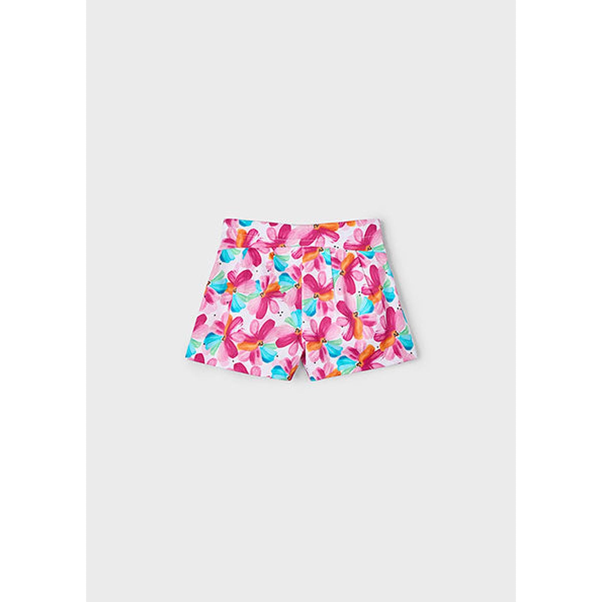 Ribbed Printed Skort Set