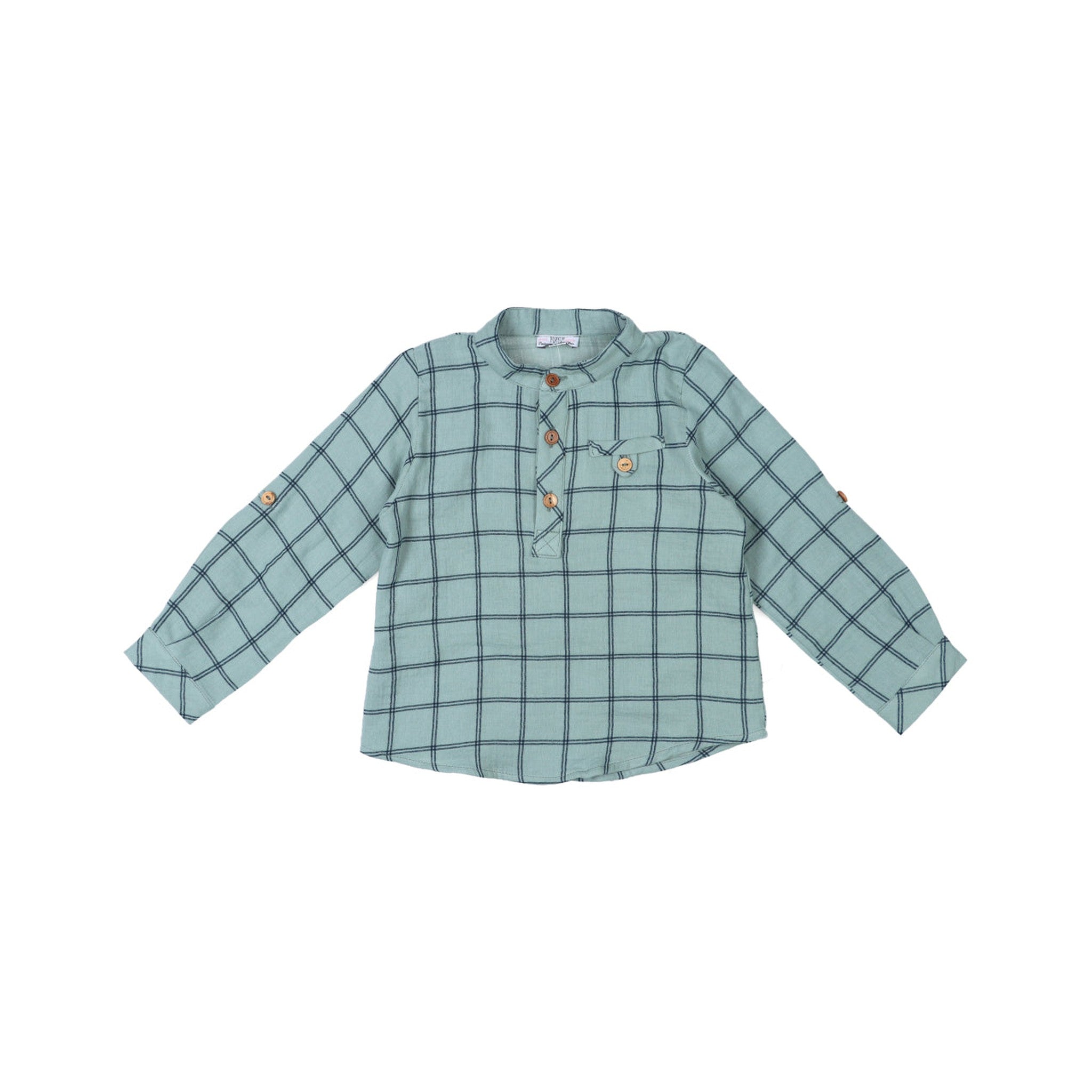 Green Square Long Sleeve