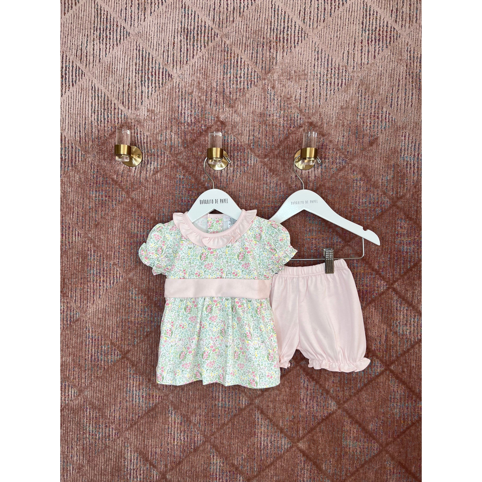 Casey Floral Pima Bloomer Set