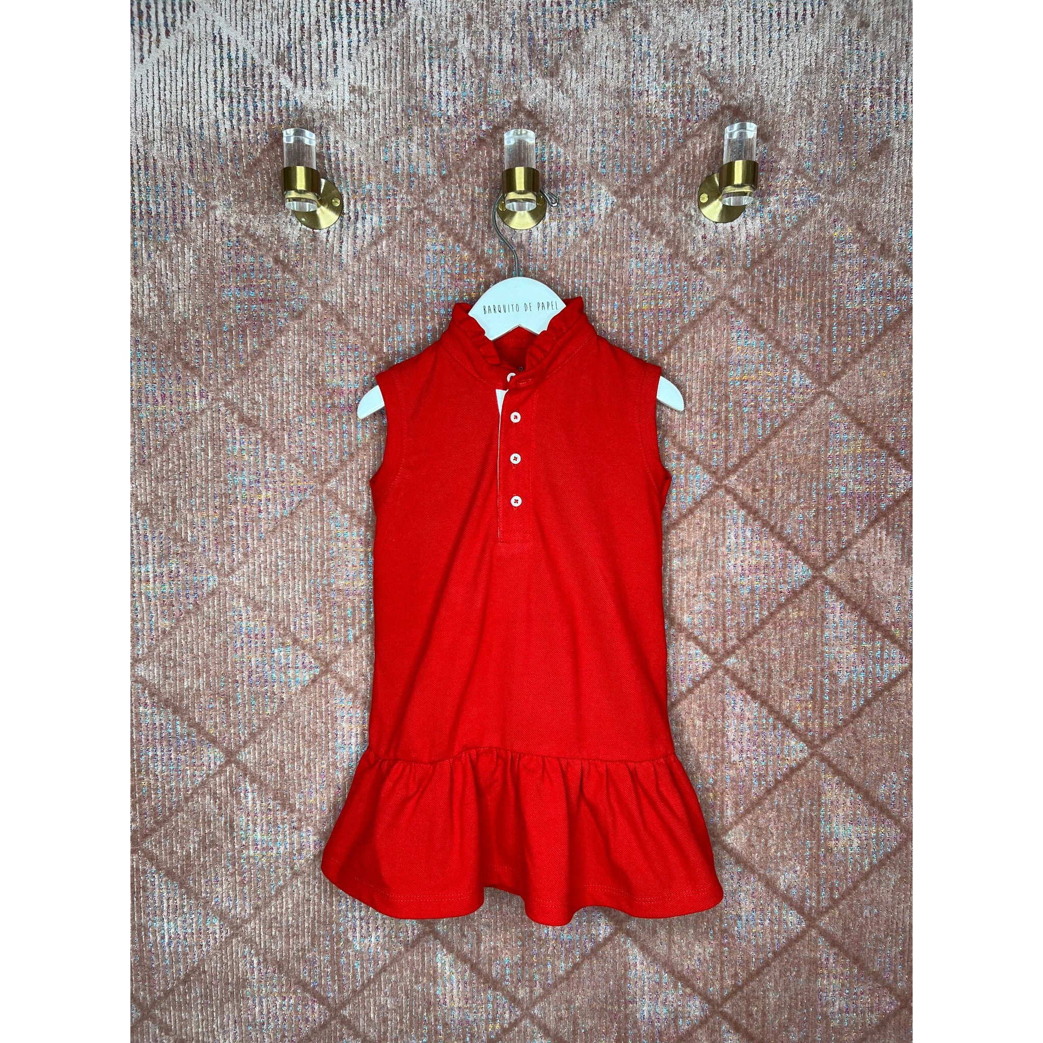 Red Polo Dress