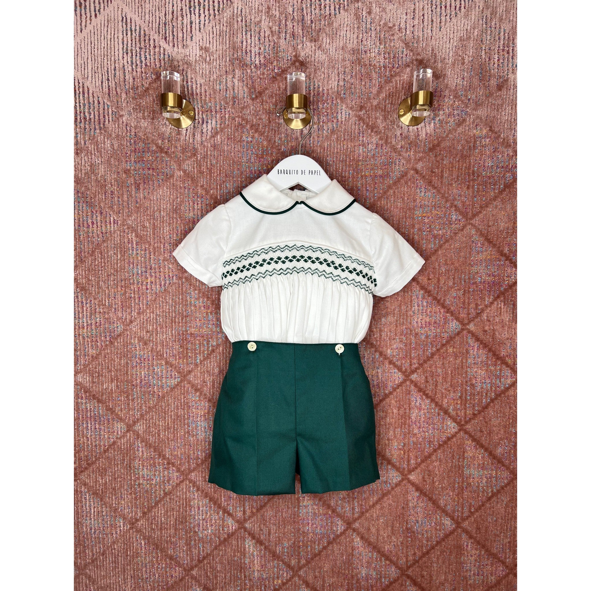 Mateo Smocked Set