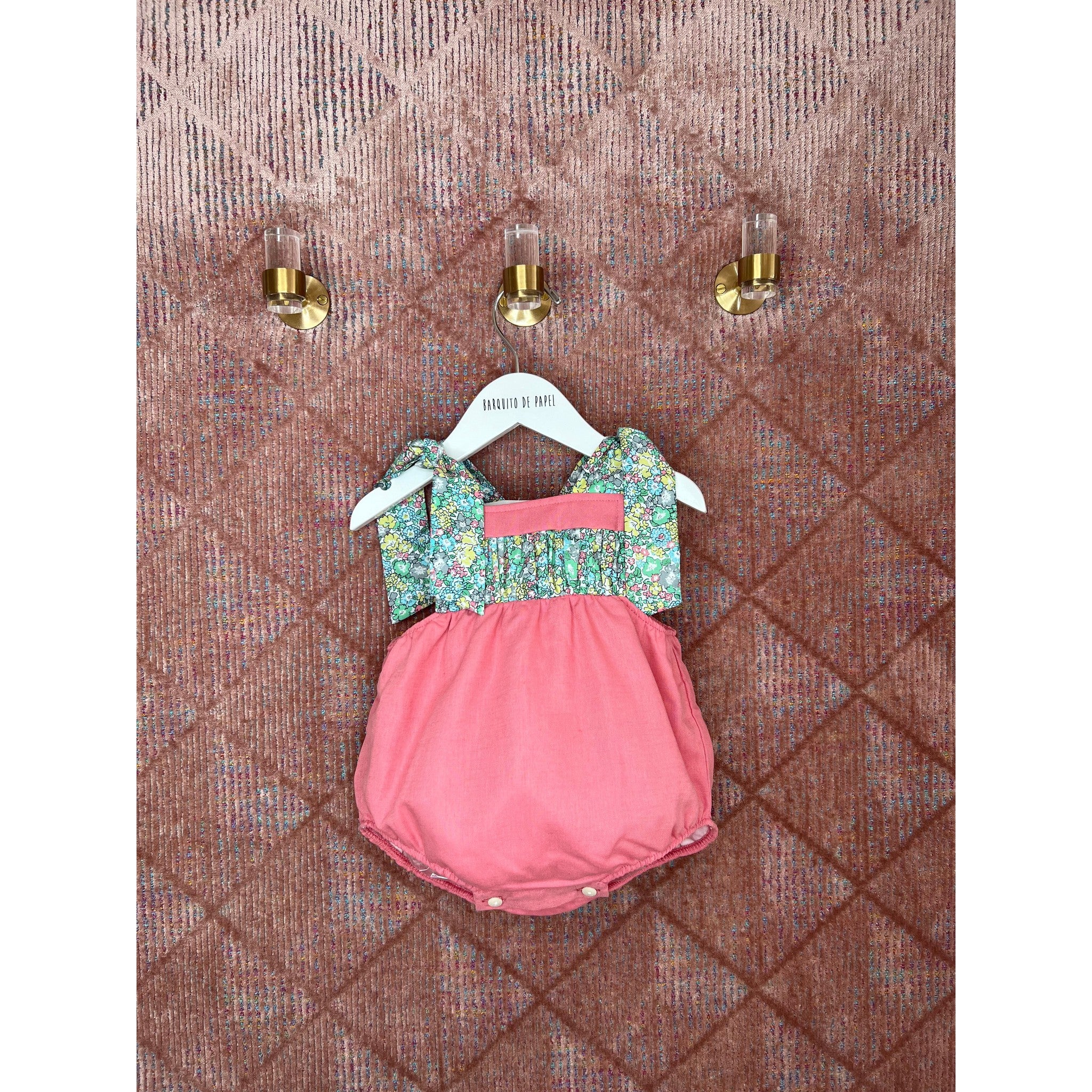 Liberty Romper - Guava