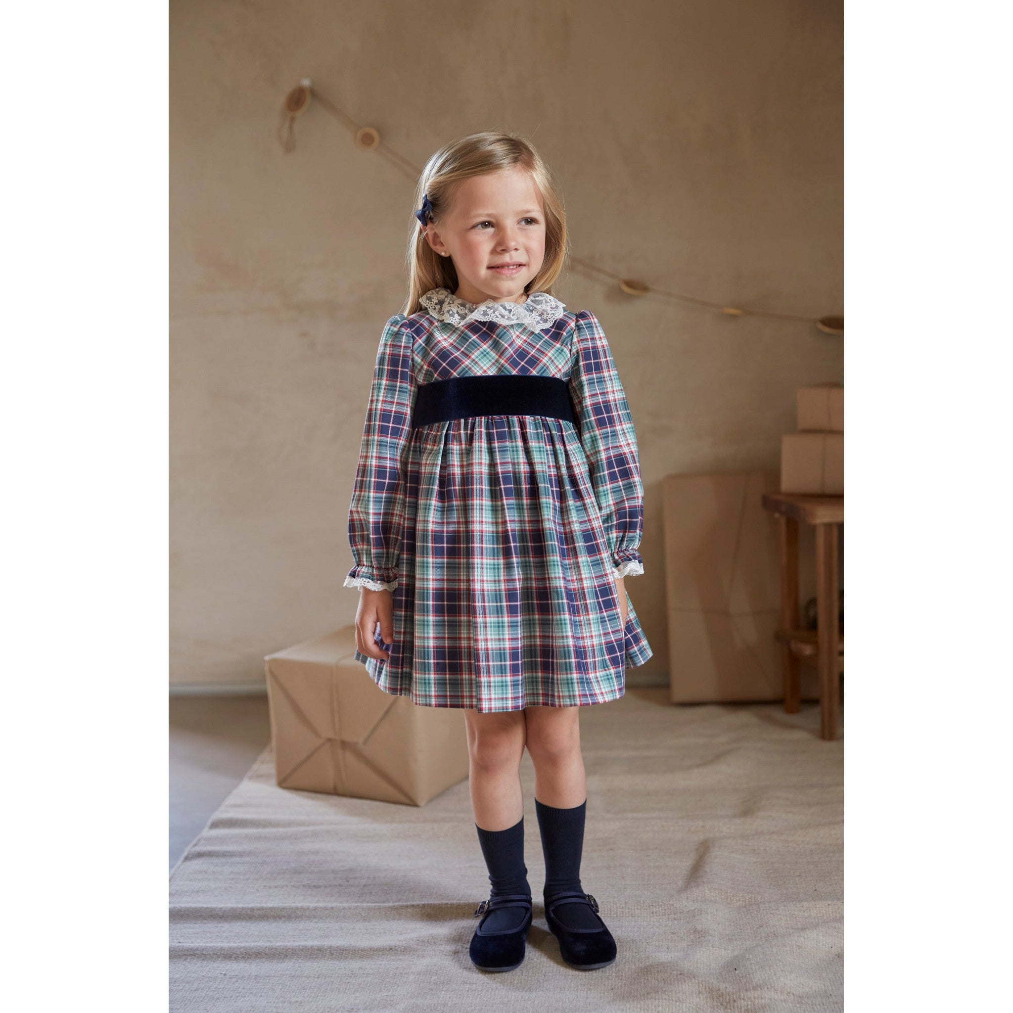 Natale Tartan Dress