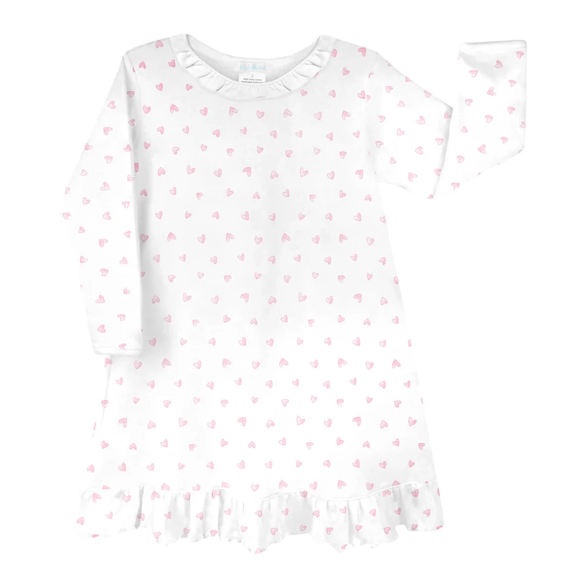 Festive Hearts Pima Nightgown