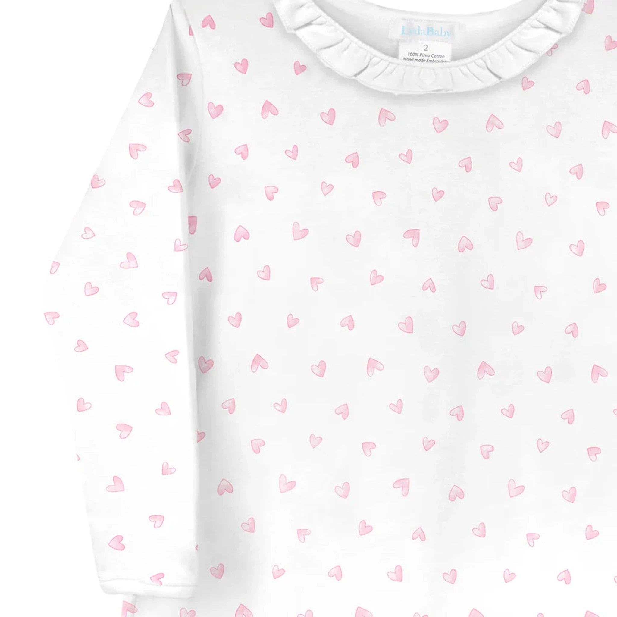 Festive Hearts Pima Nightgown