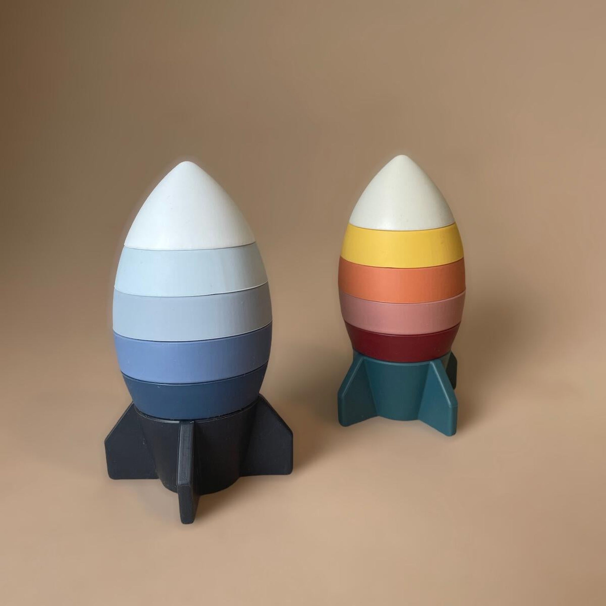 Rocket Ship Silicone Stacker