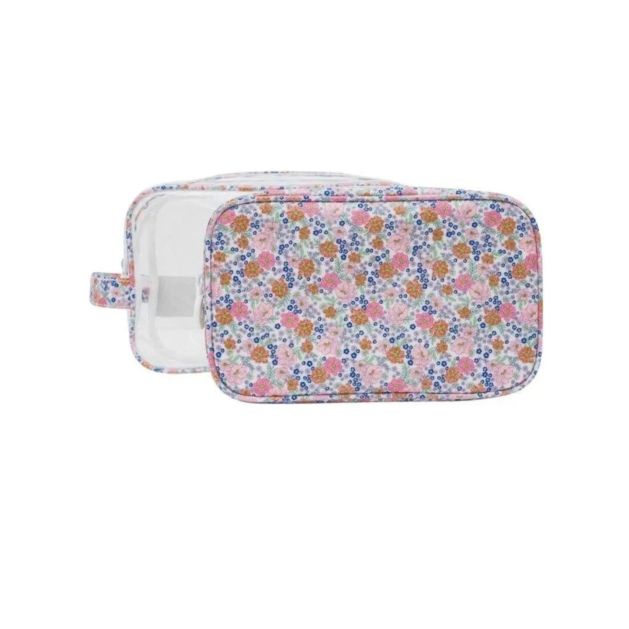 Duo Clear Pouch - Garden Floral