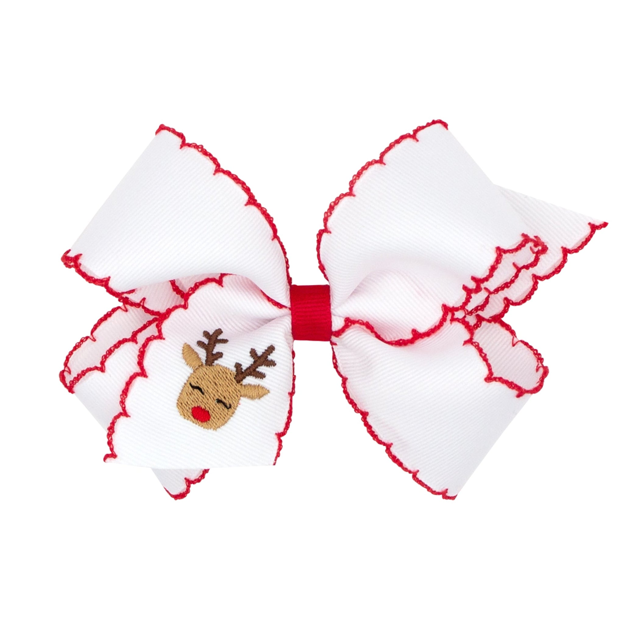 Medium Moonstitch Embroidered Christmas Bows