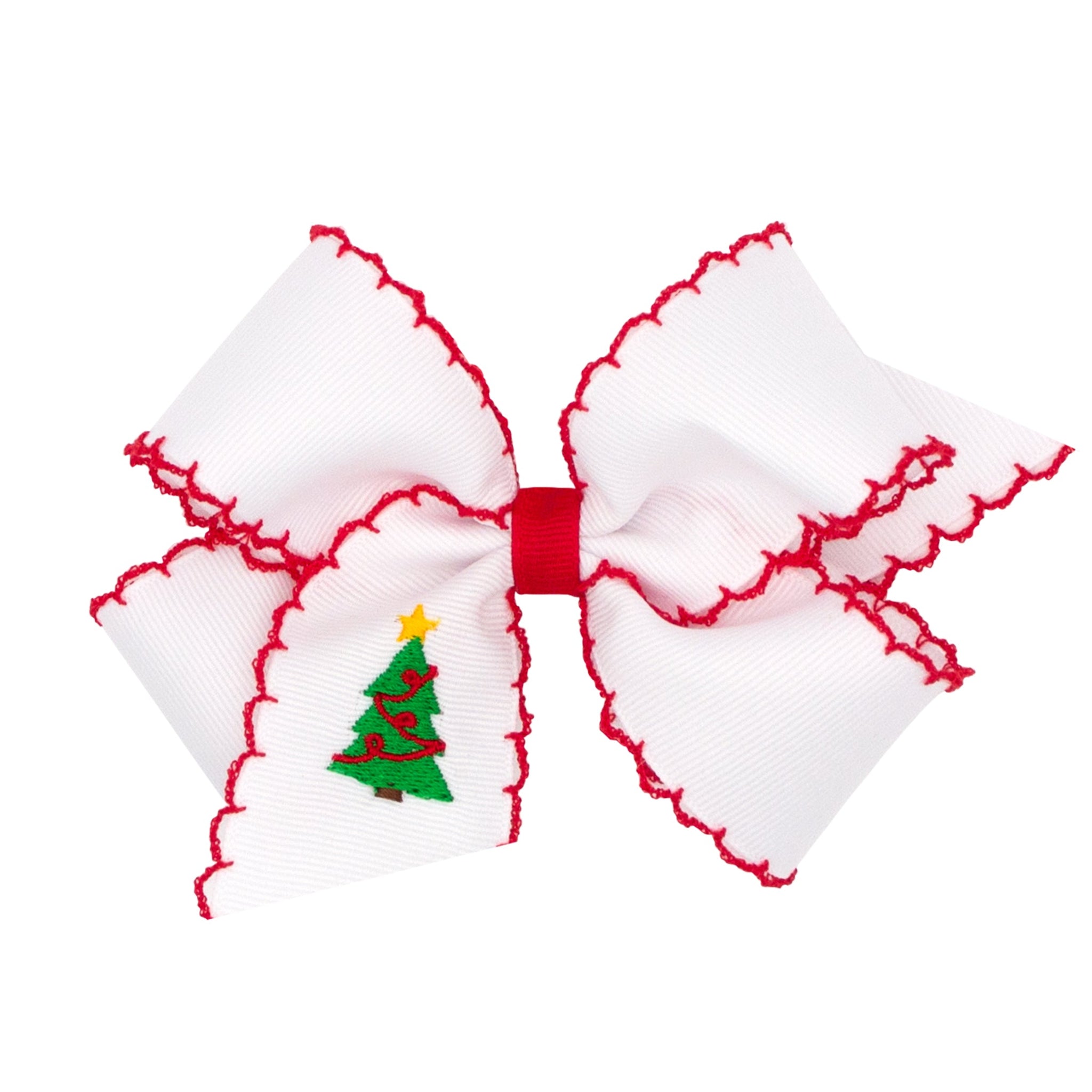 Medium Moonstitch Embroidered Christmas Bows