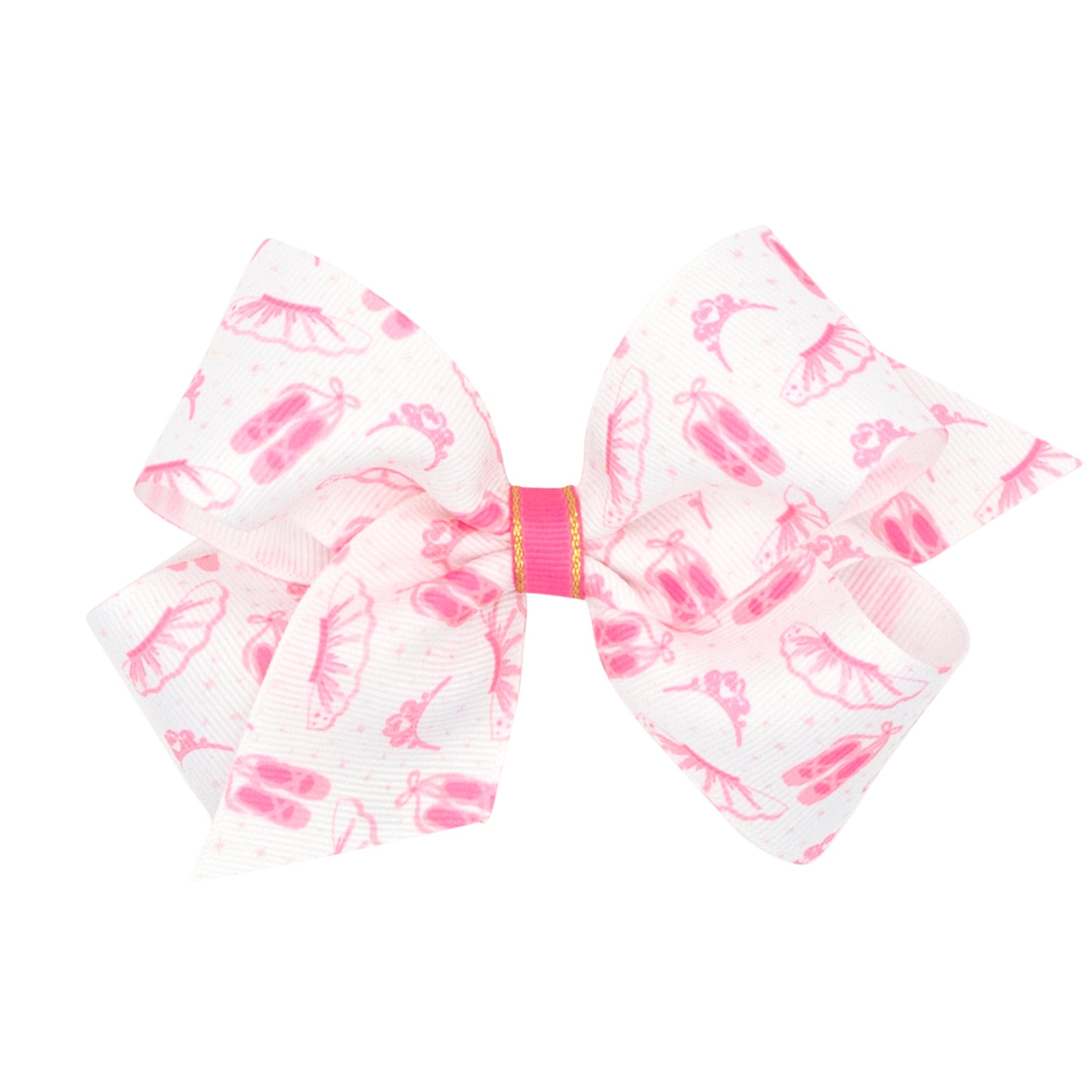 Medium Grosgrain Princess-themed and Dance Printed Girls Hair Bows