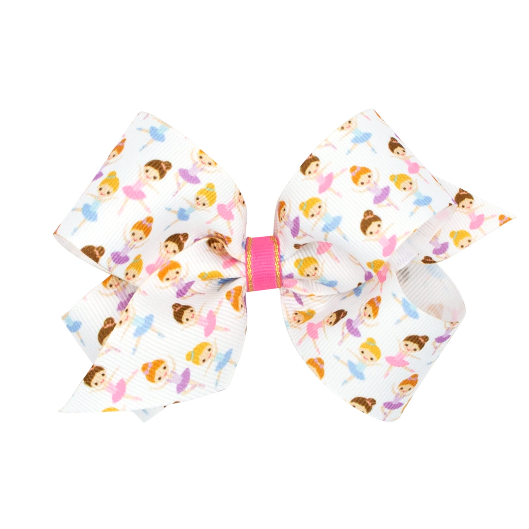 Medium Grosgrain Princess-themed and Dance Printed Girls Hair Bows