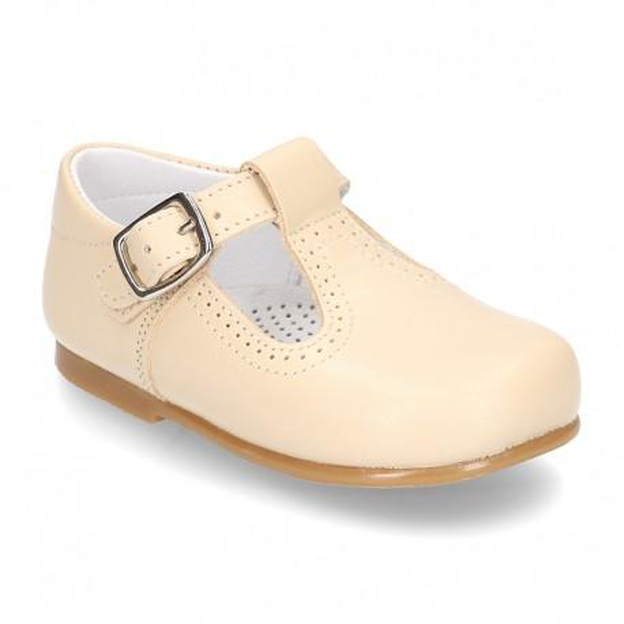 T-Strap Leather Shoes