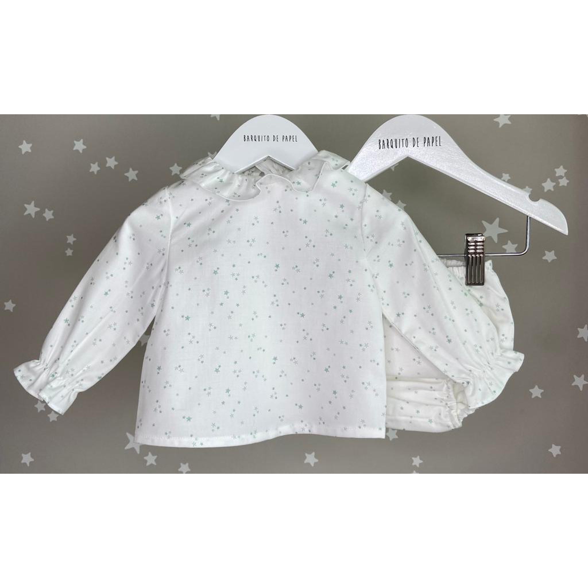 Star Nappy Set - Green