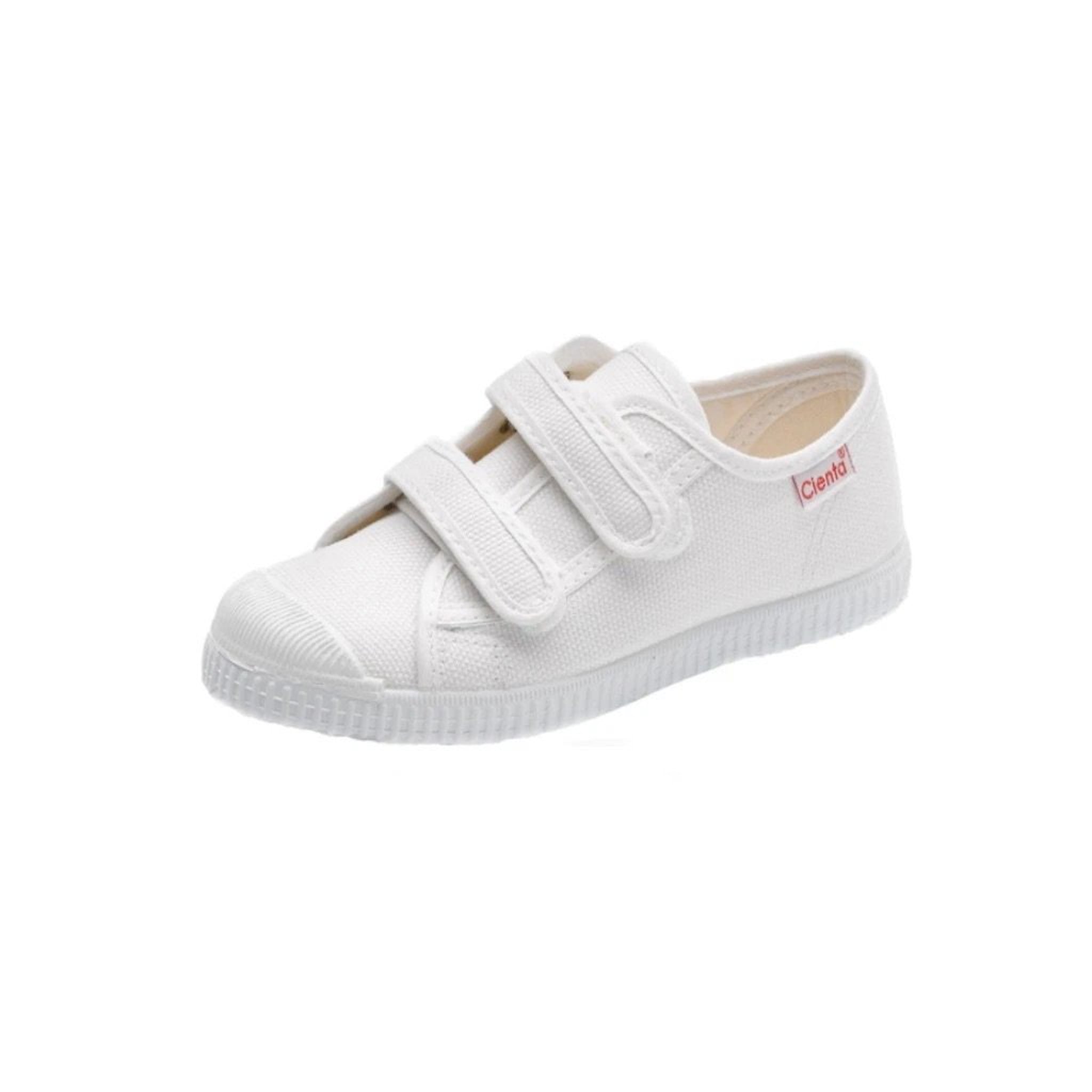 Cienta Velcro Sneakers - White