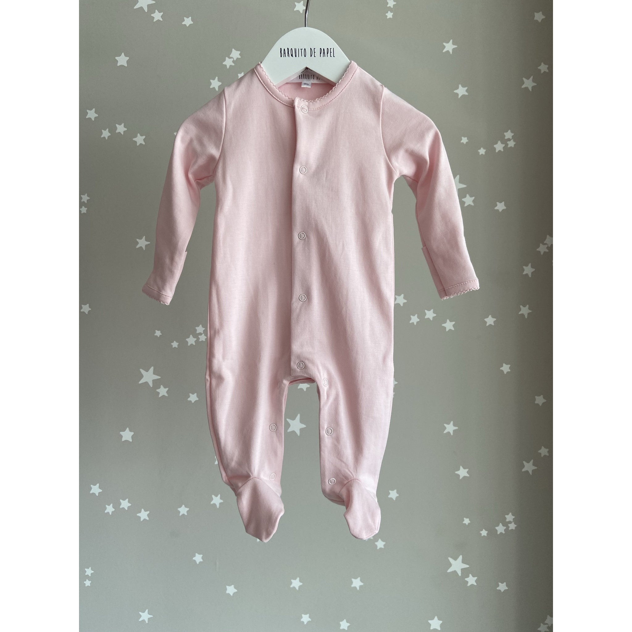 Pink Pima PJ - Pink Trim